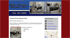 Desktop Screenshot of millerprecisionmachine.com